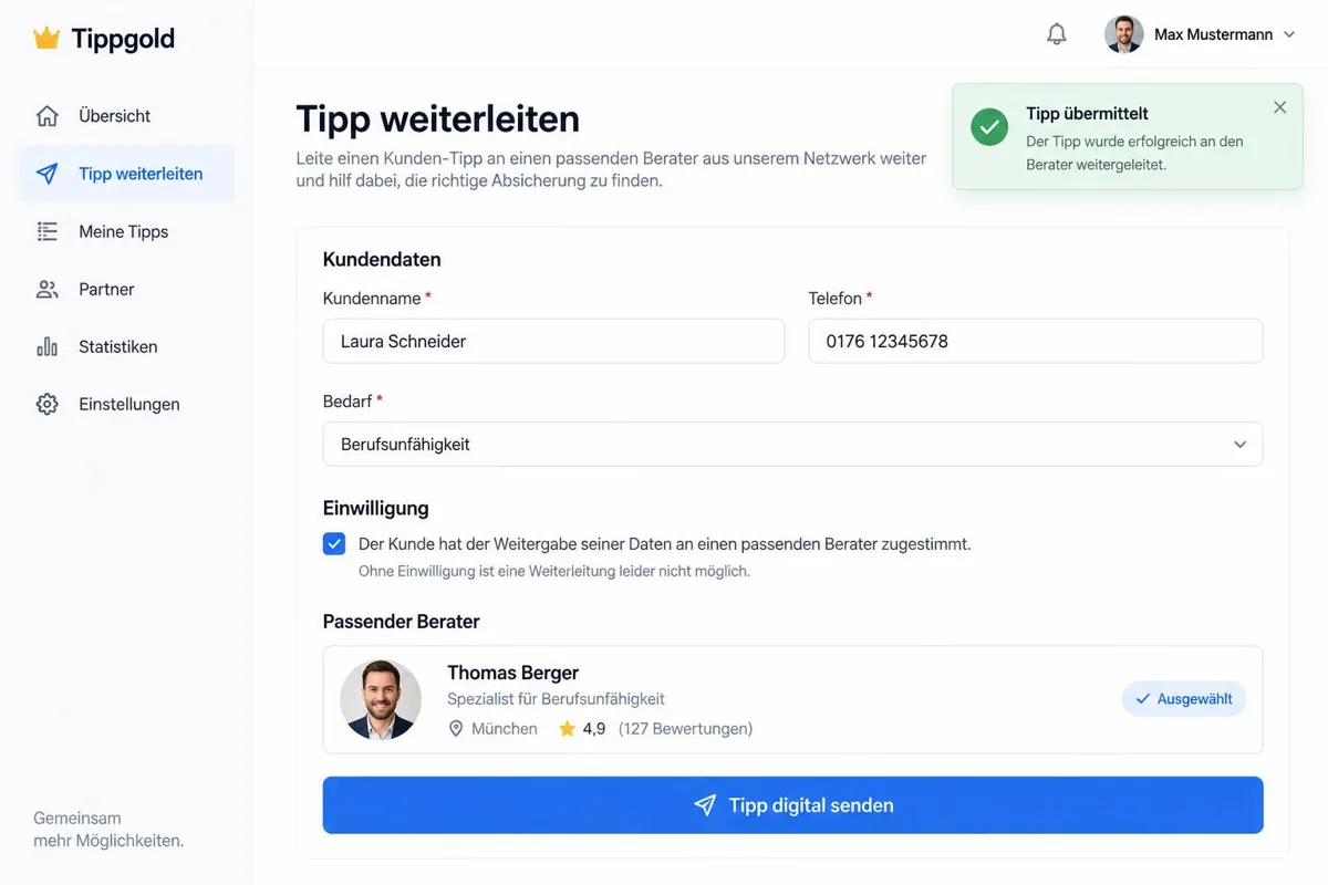 Kooperation schließen & Kunden erhalten